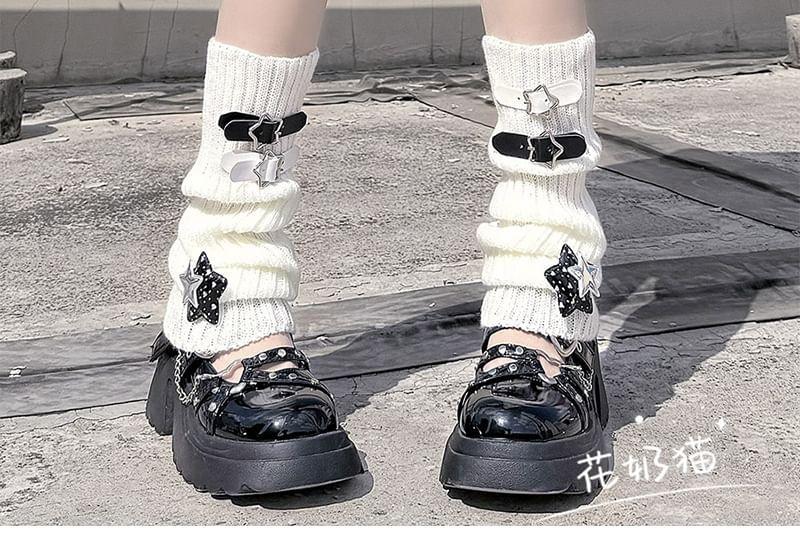 Star Buckled Leg Warmers Product Image