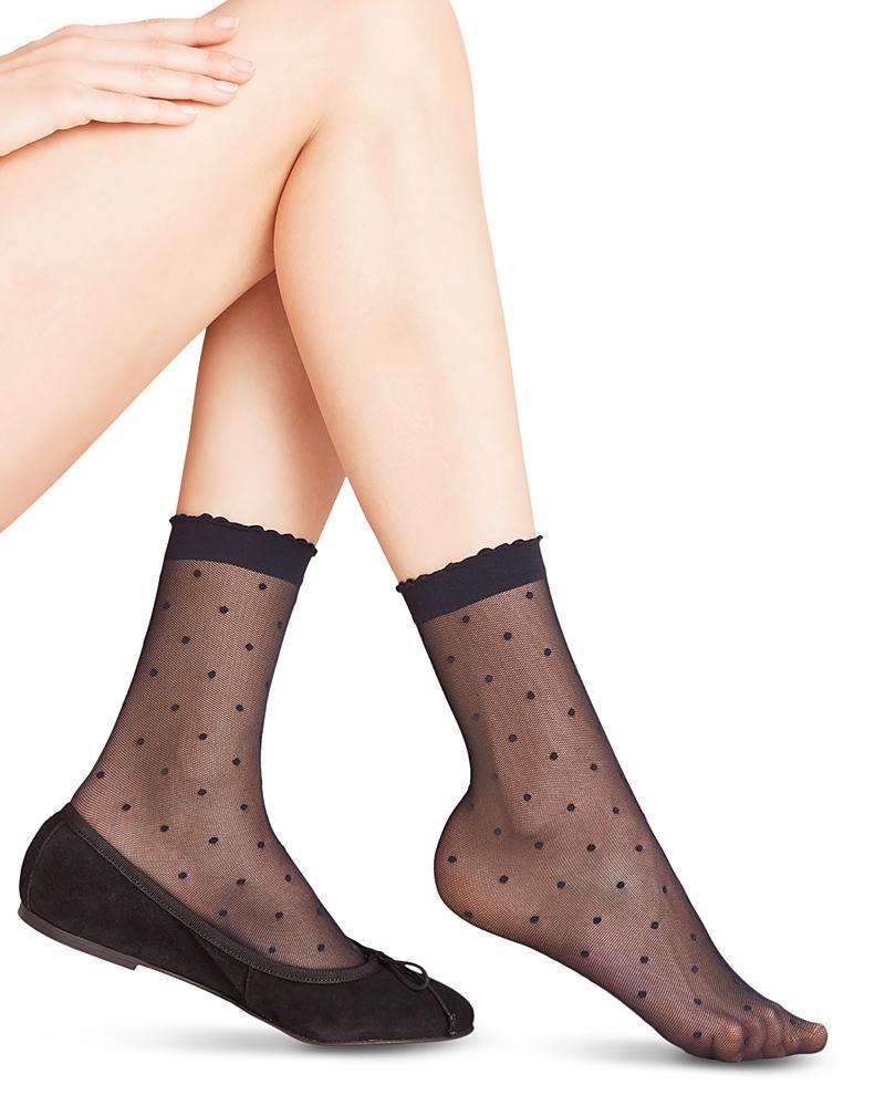 Womens Dot Mesh Anklet Socks Product Image