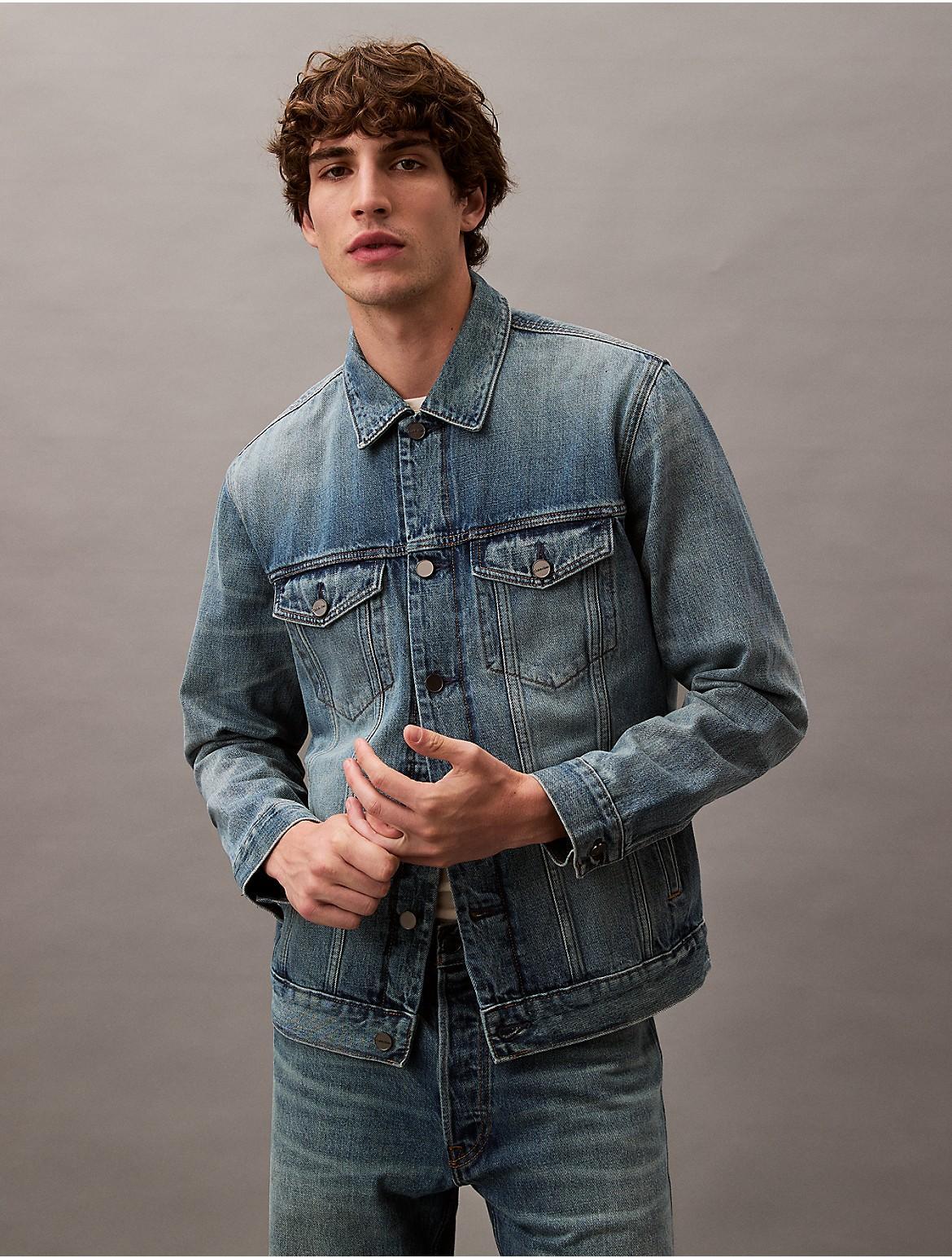 Calvin Klein Mens Selvedge Denim Jacket - Blue - M product image