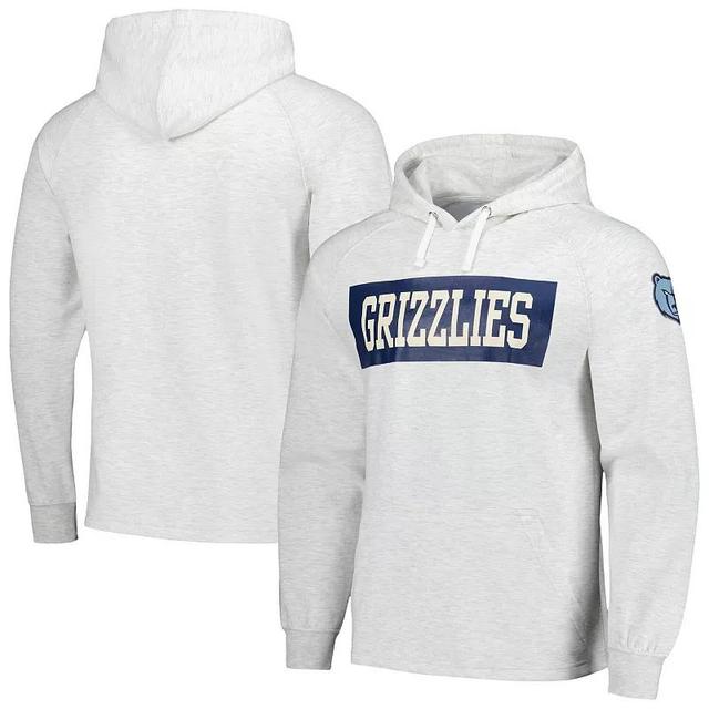 Mens Fanatics Ash Memphis Grizzlies Softhand Raglan Tri-Blend Pullover Hoodie Product Image