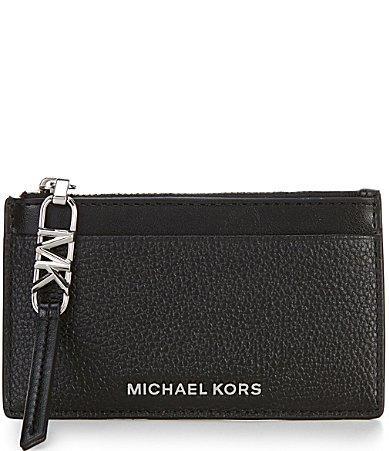 Michael Kors Empire Small Silver Hardware Zip Card Case Product Image