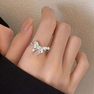 925 Sterling Silver Butterfly Ring Product Image