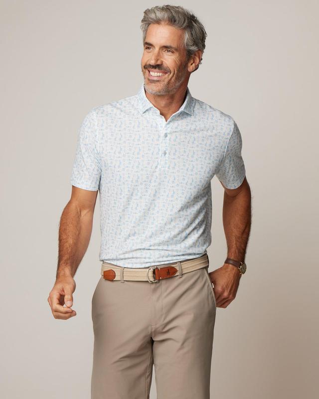 Herd Printed Top Shelf Performance Polo Male Product Image