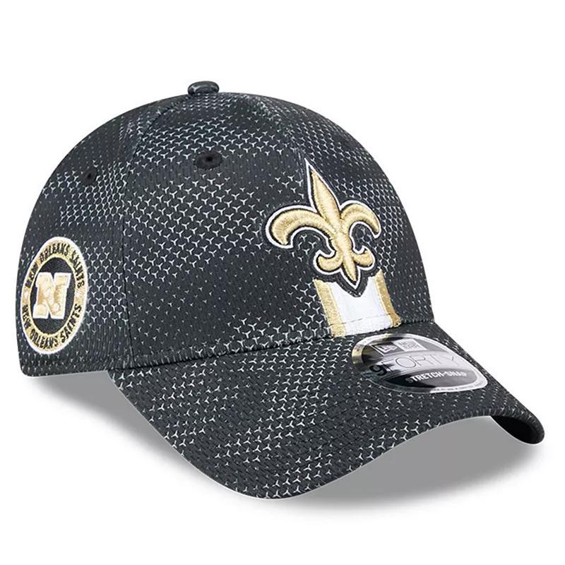 Mens New Era New Orleans Saints 2024 Sideline 9FORTY Stretch-Snap Hat Product Image