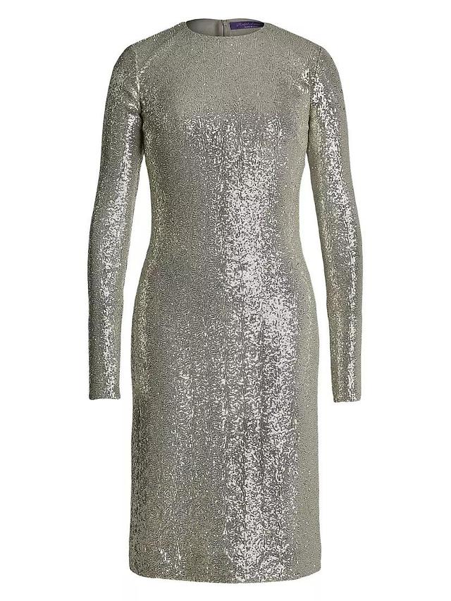 Alexandra Sequined Cocktail Dress Product Image