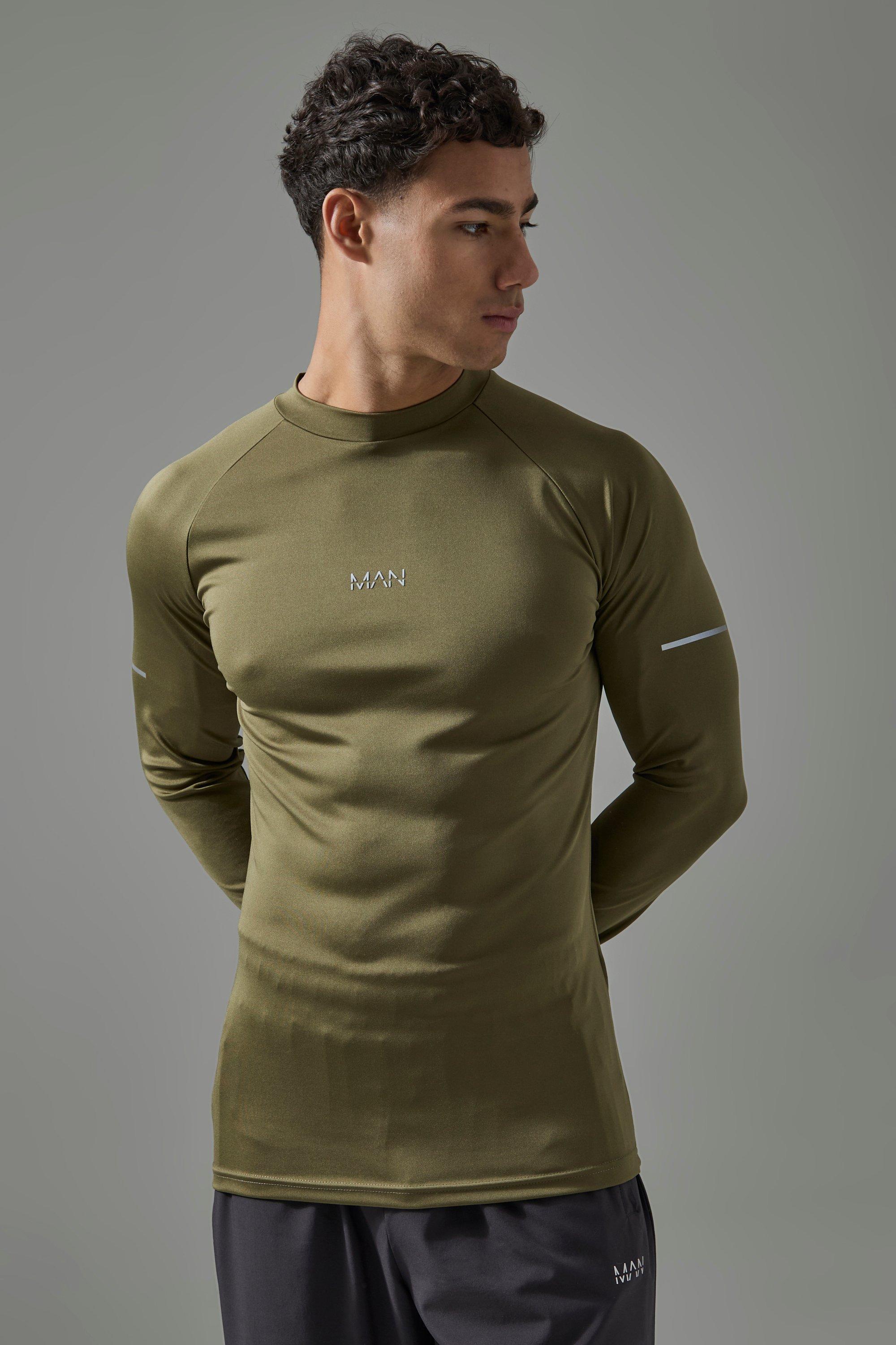 Man Active Compression Training Top | boohooMAN USA Product Image