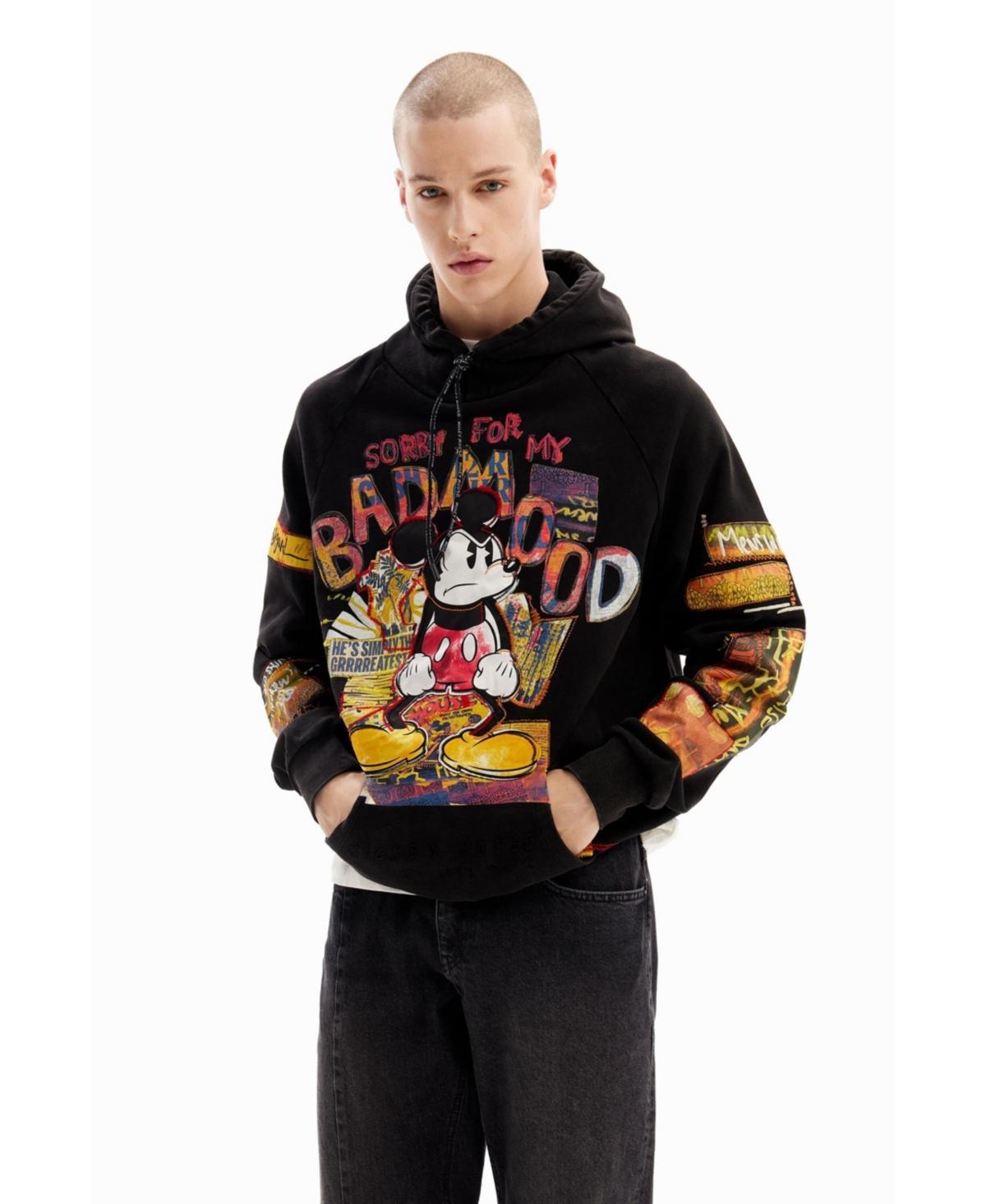 Desigual Mens Mickey Mouse patchwork sweatshirt Product Image