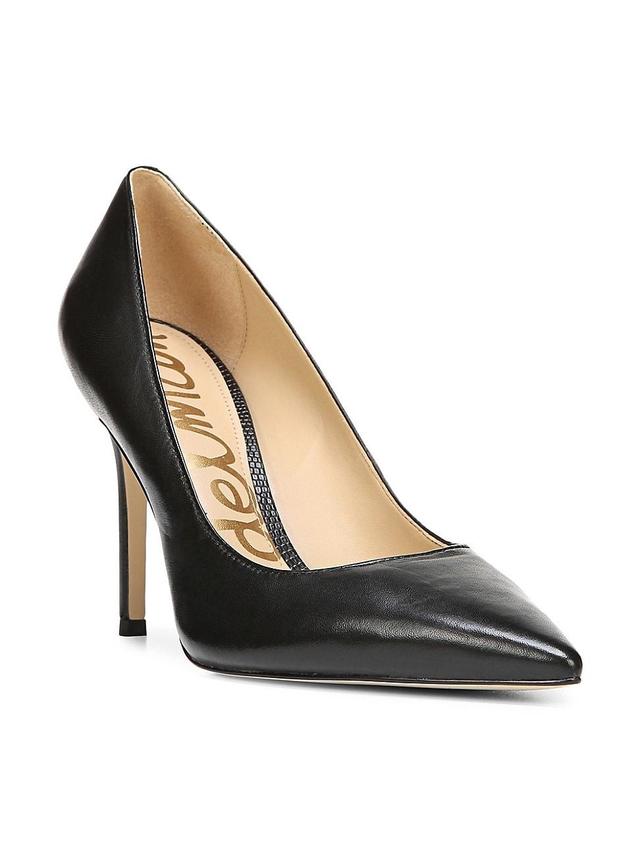 Sam Edelman Hazel Leather Pointed Toe Pumps Product Image