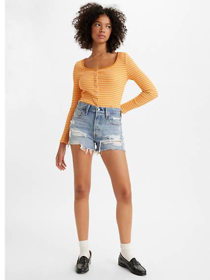 Levi's Original Fit High Rise Women's Shorts Product Image