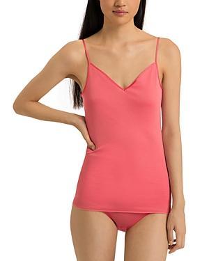 Womens Cotton Seamless V-Neck Spaghetti Camisole Product Image