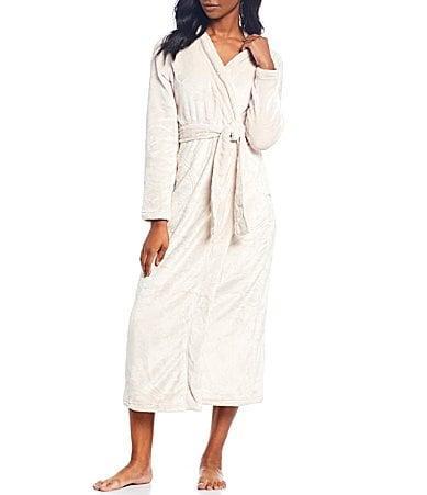 Ugg Womens Marlow Tie-Waist Long-Sleeve Fleece Bath Robe Product Image