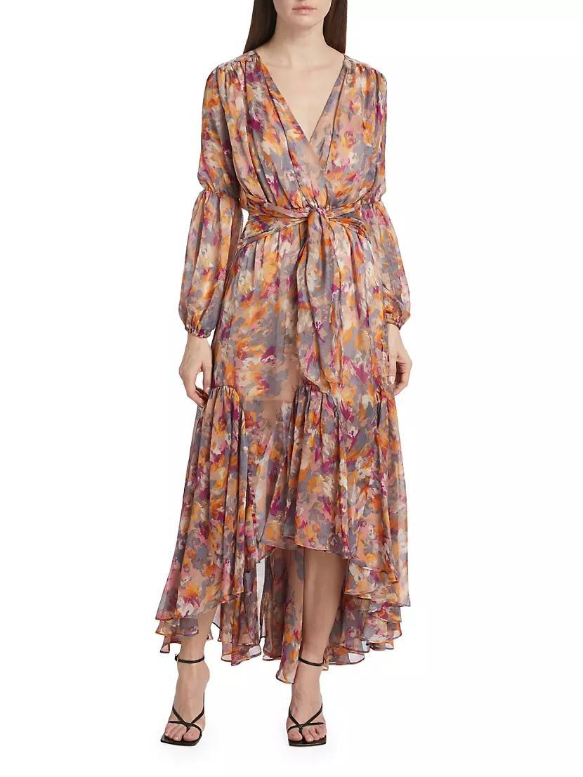 Grandiose Watercolor Printed Dress Product Image