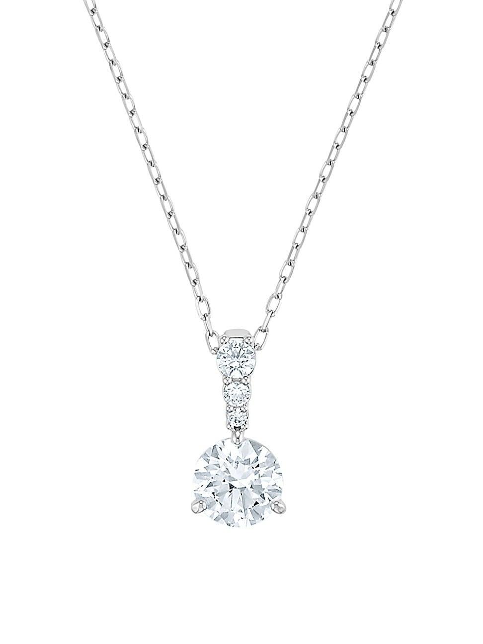 Swarovski Solitaire Cubic Zirconia Pendant Necklace Product Image