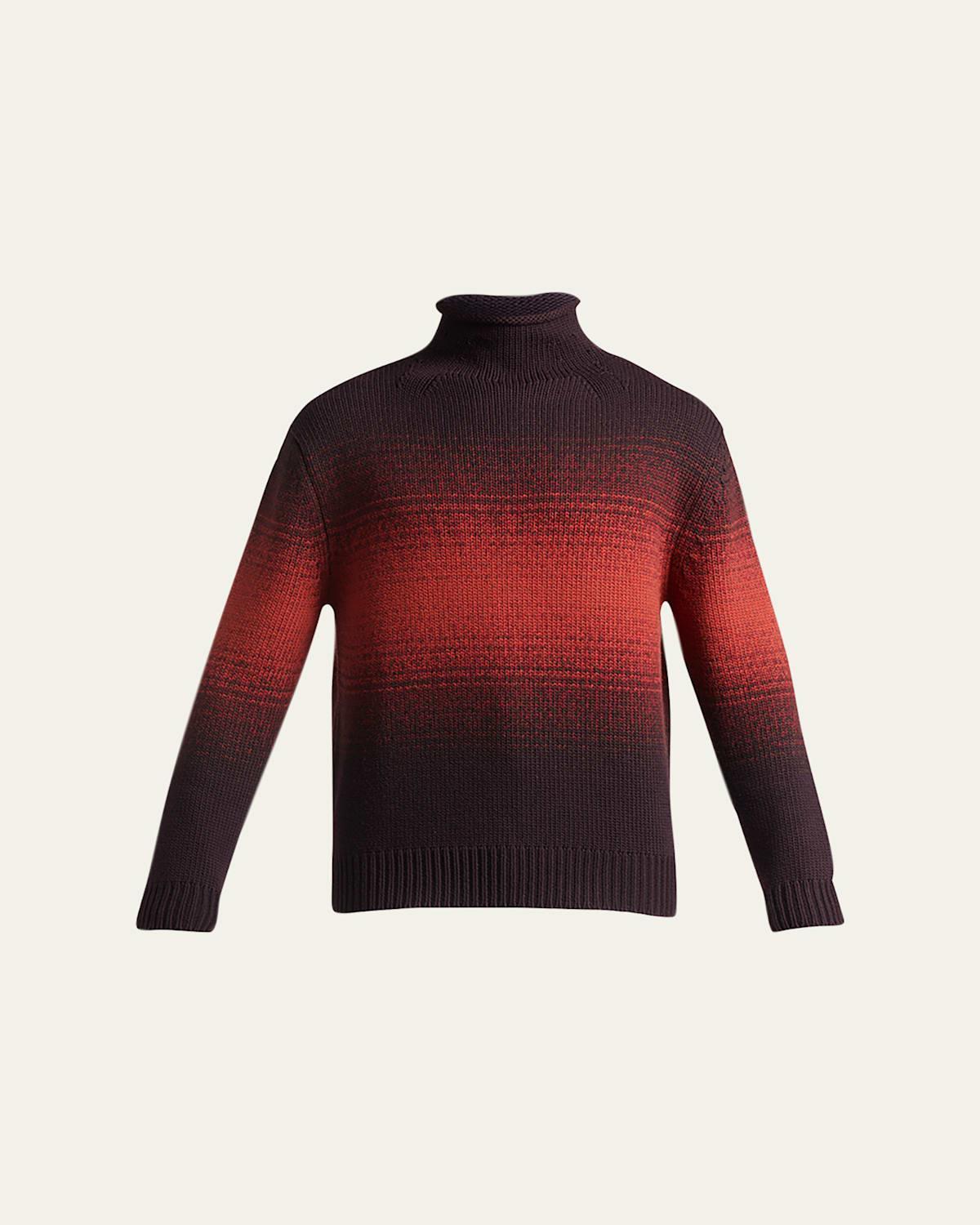 Mens Degrad Wook-Knit Turtleneck Sweater Product Image