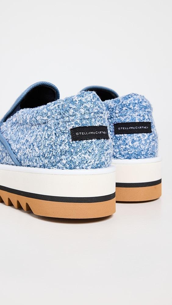 Stella McCartney Sneakelyse Denim Boucle Sneakers | Shopbop Product Image