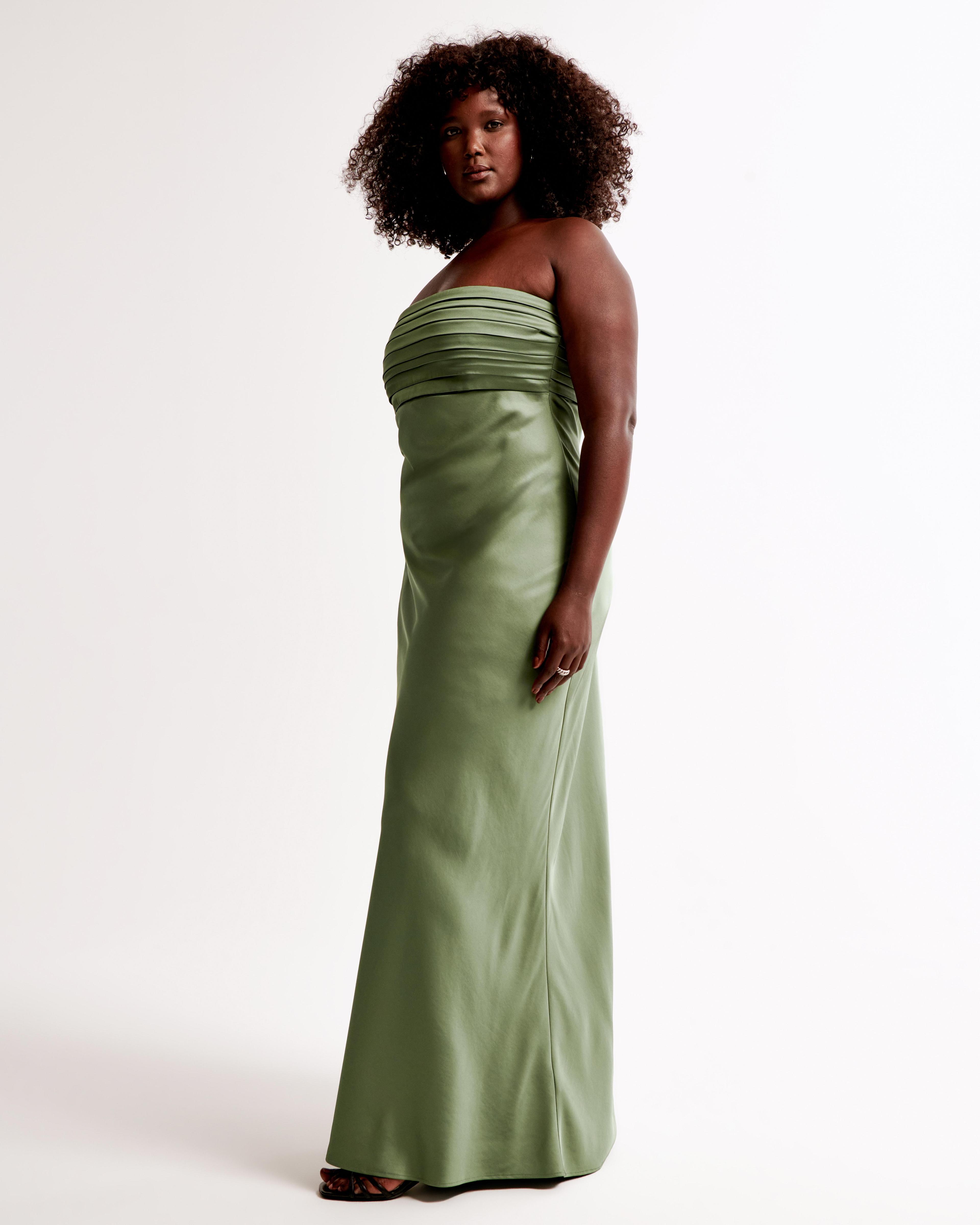 The A&F Emerson Strapless Slim Maxi Dress Product Image