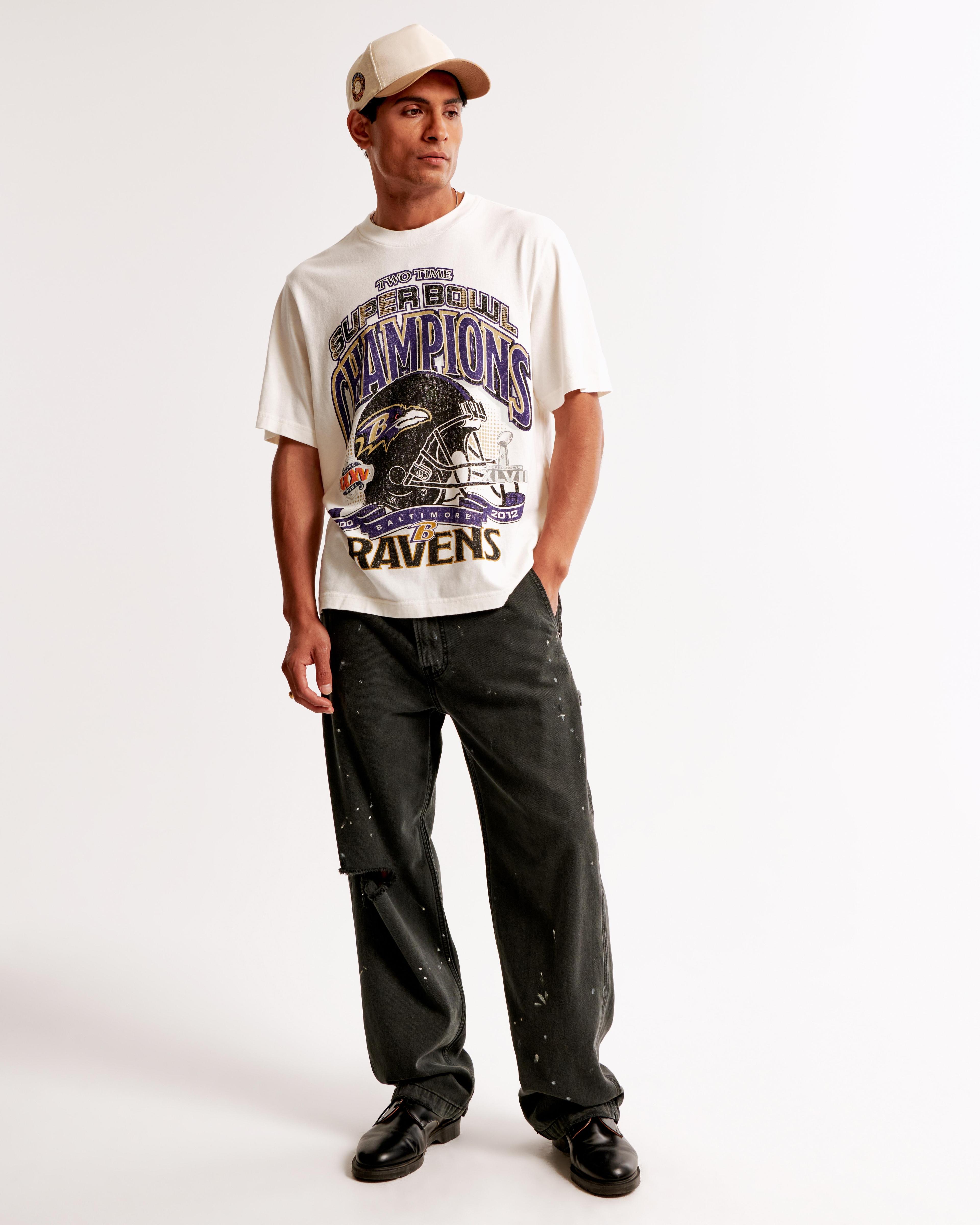 Baltimore Ravens Vintage-Inspired Graphic Tee Product Image