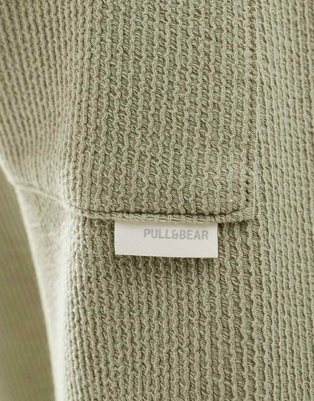 Pull&Bear textured pants in mint - part of a set  Product Image