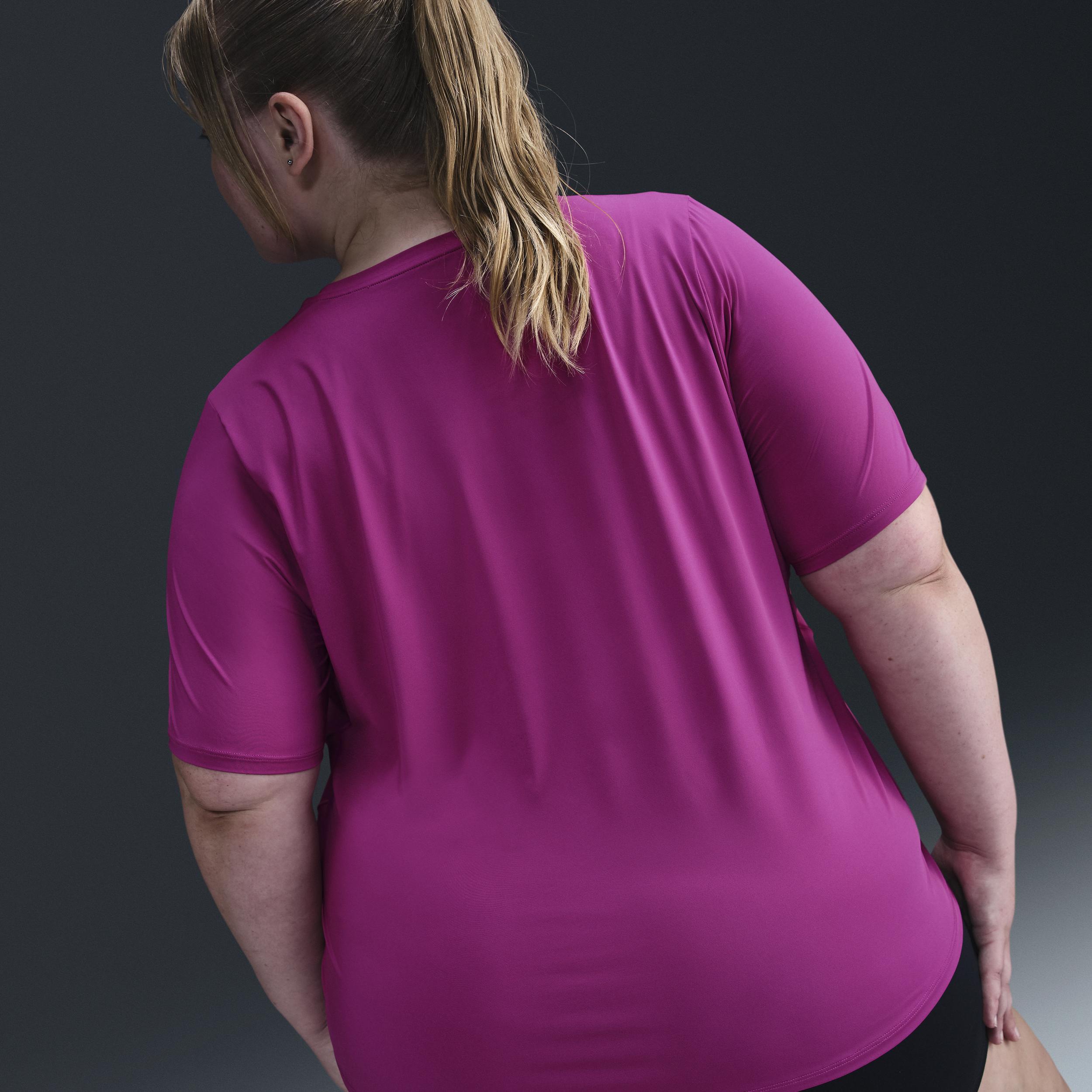 Nike Women's One Classic Dri-FIT Short-Sleeve Top (Plus Size) Product Image