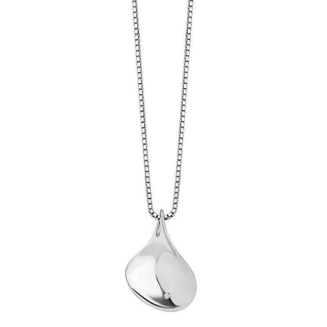 White Ice Sterling Silver Diamond Accent Necklace, Womens Product Image