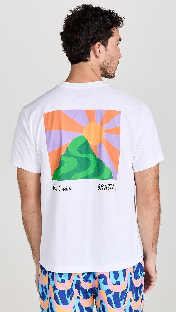 Frescobol Carioca x John Booth Rosa Cotton Tee | Shopbop Product Image