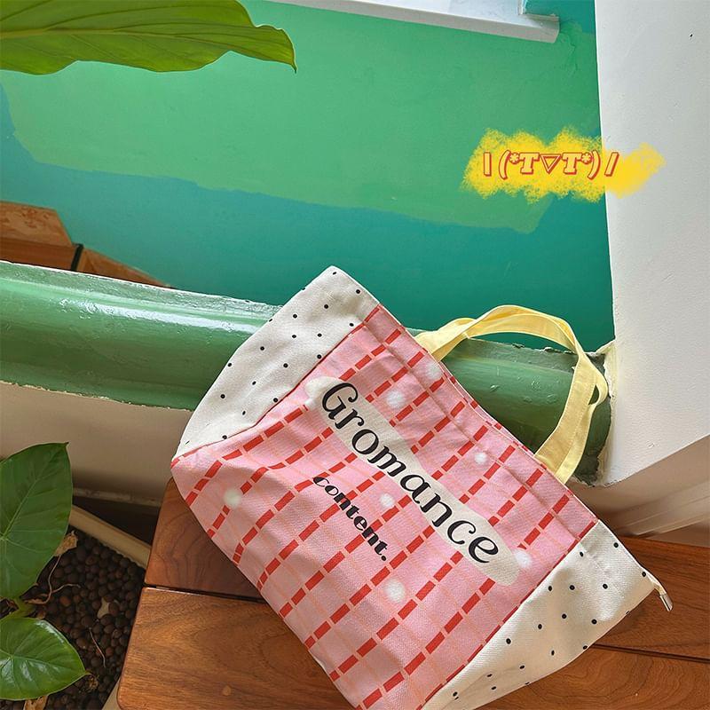 Lettering Tote Bag Product Image