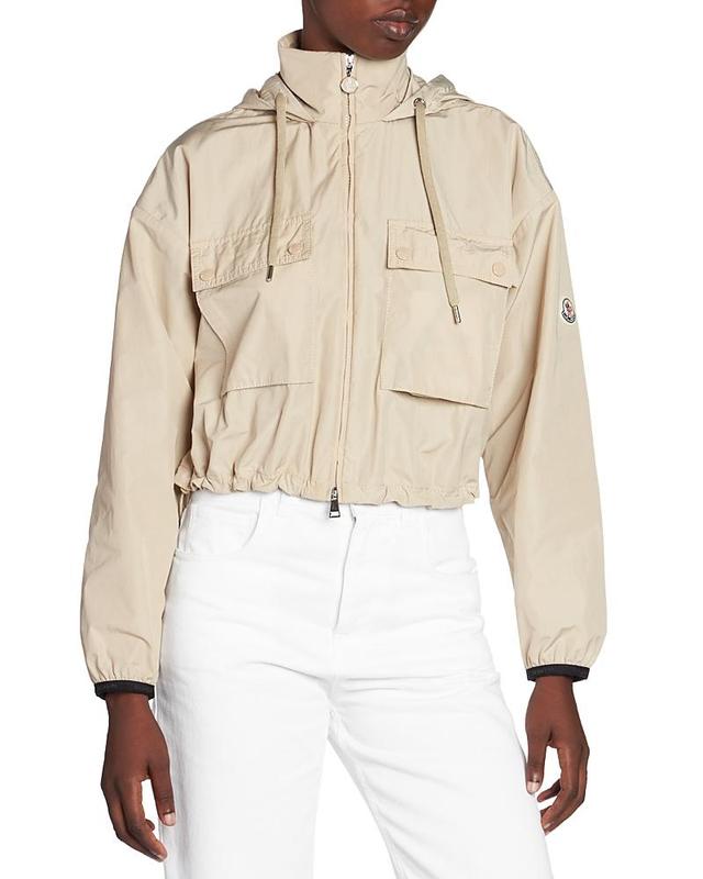 Moncler Leda Hooded Cropped Parka Product Image