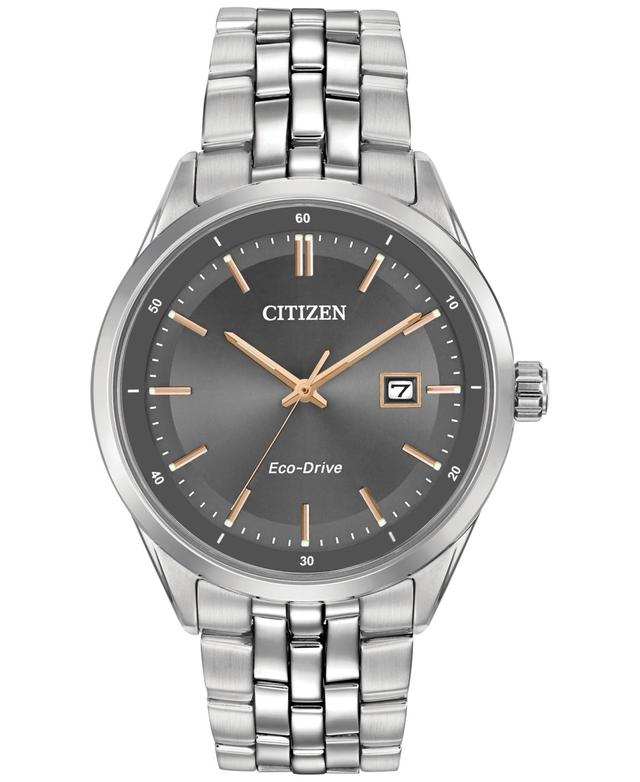 Men's Citizen Eco-DriveÂ® Sapphire Watch with Grey Dial (Model: Bm7251-53H) Product Image