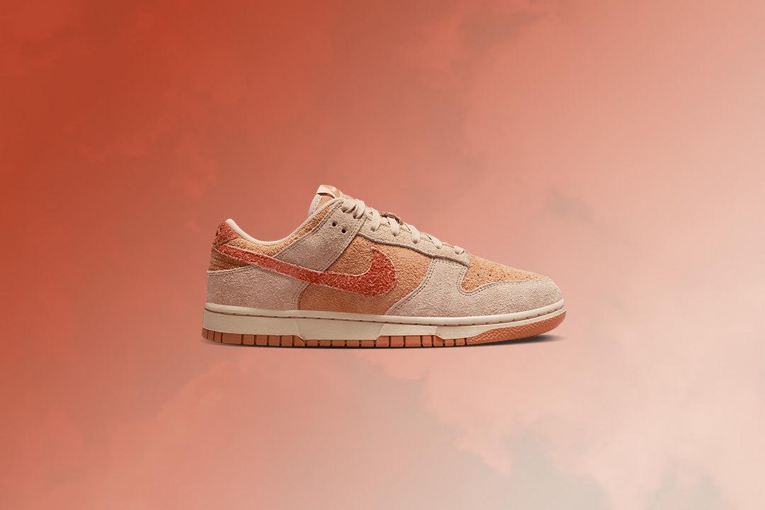 Women's Dunk Low 'Burnt Sunrise' - Shimmer/Burnt Sunrise/Amber Brown Female Product Image