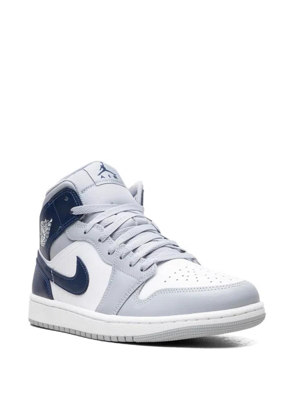 JORDAN Men's Air  1 Mid Shoes In White Product Image