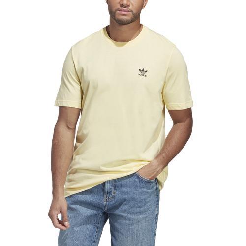 adidas Originals Mens Essentials 23 T-Shirt - Almost Yellow/Black Product Image