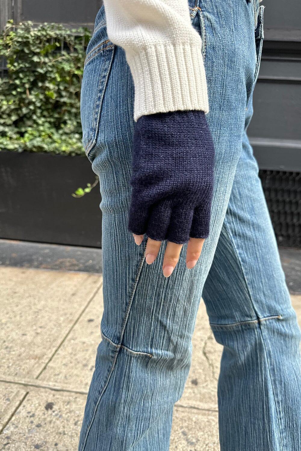 Fingerless Wool Gloves Product Image