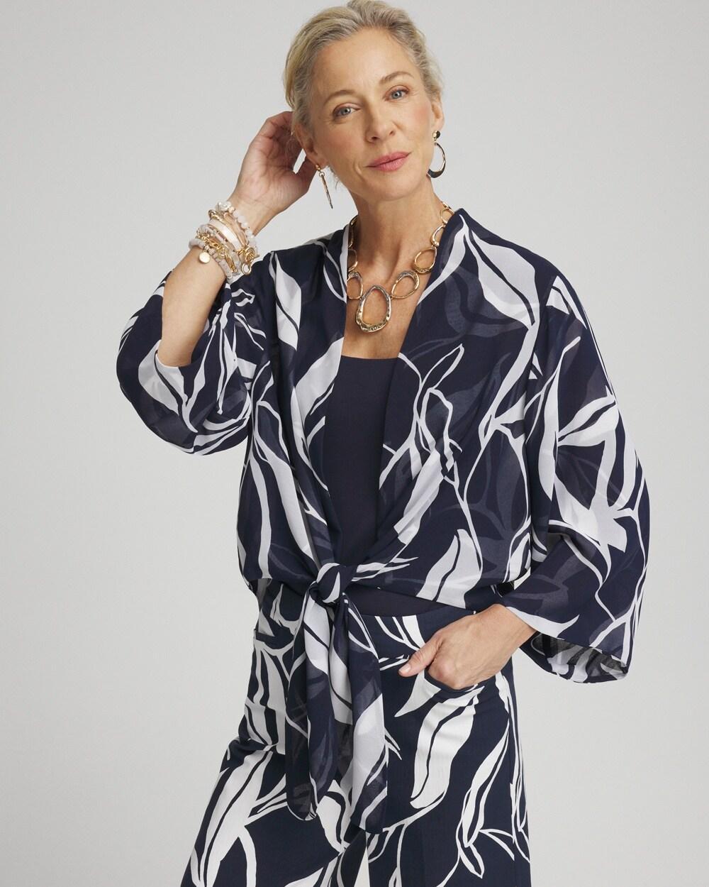 Tie Front Kimono Product Image