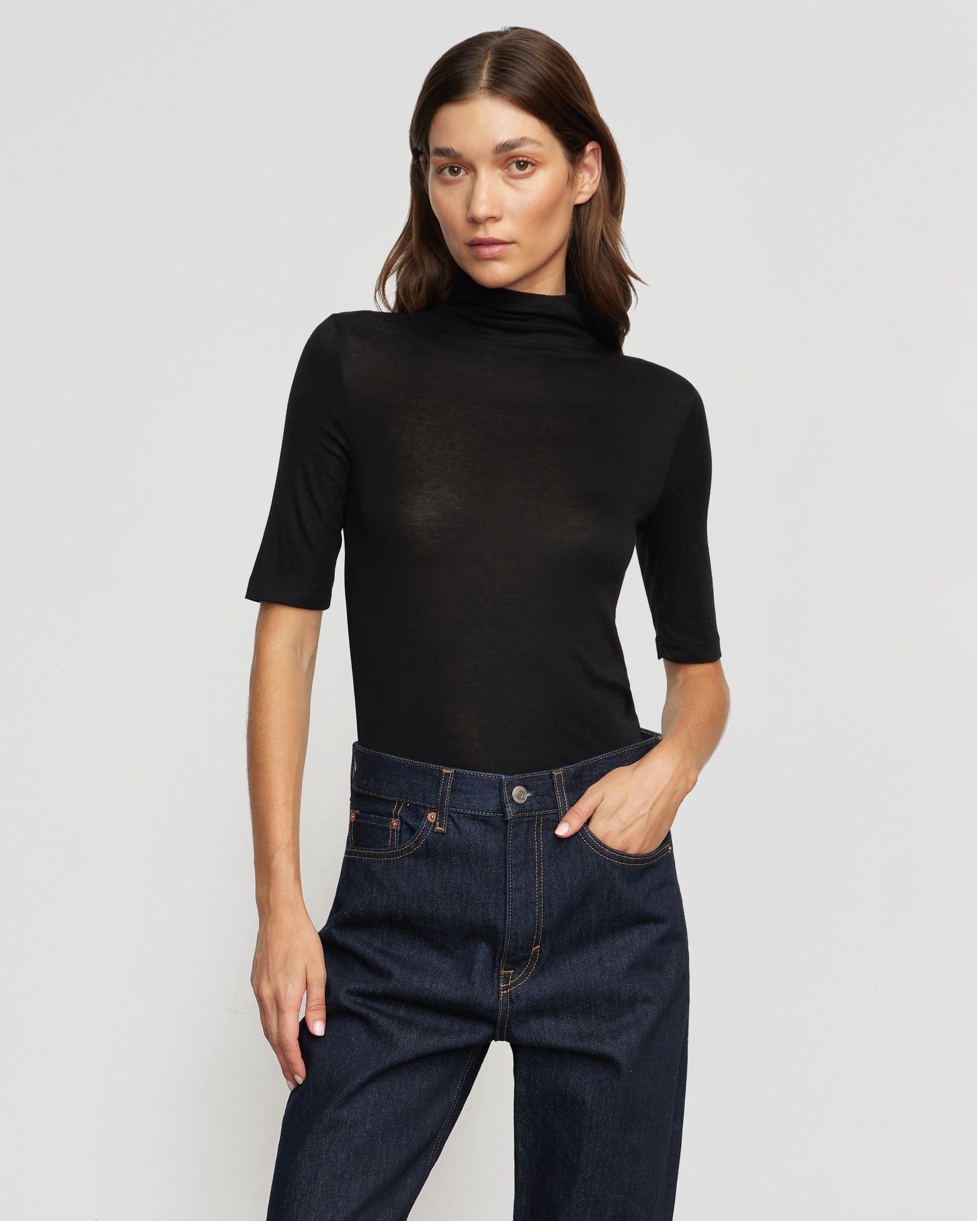 Gina Tencel-Wool Semi-Sheer Tee Product Image