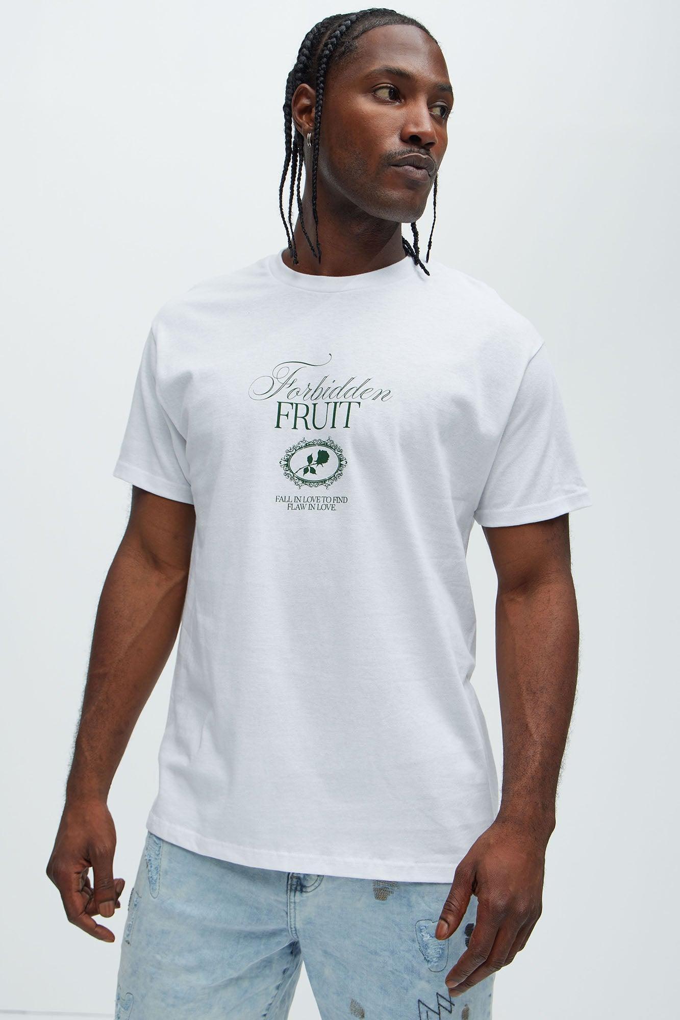 Forbidden Fruit Short Sleeve Tee - White Product Image