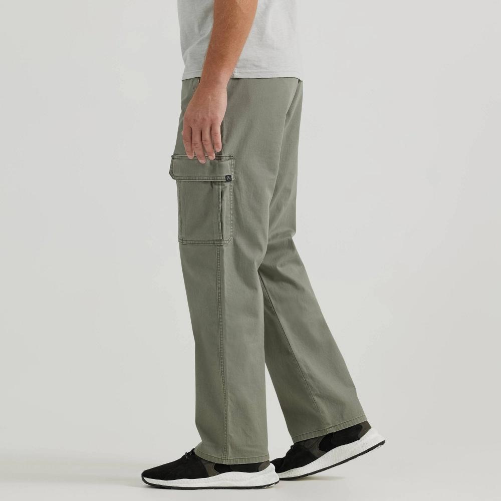 Wrangler Men's ATG Relaxed Cargo Pants - Dusty Olive 32x32 Product Image