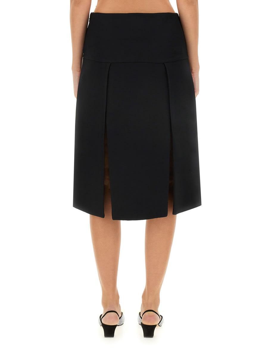 KHAITE Kidd Skirt In Black Product Image