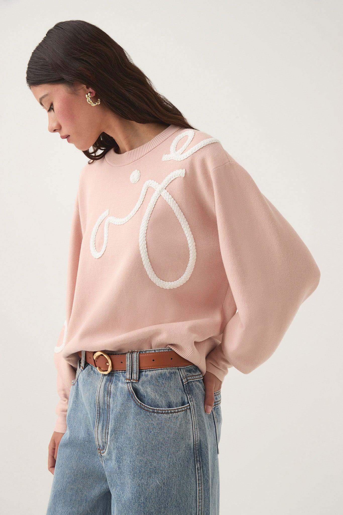 Symbol Calligraphy Knit Jumper Product Image