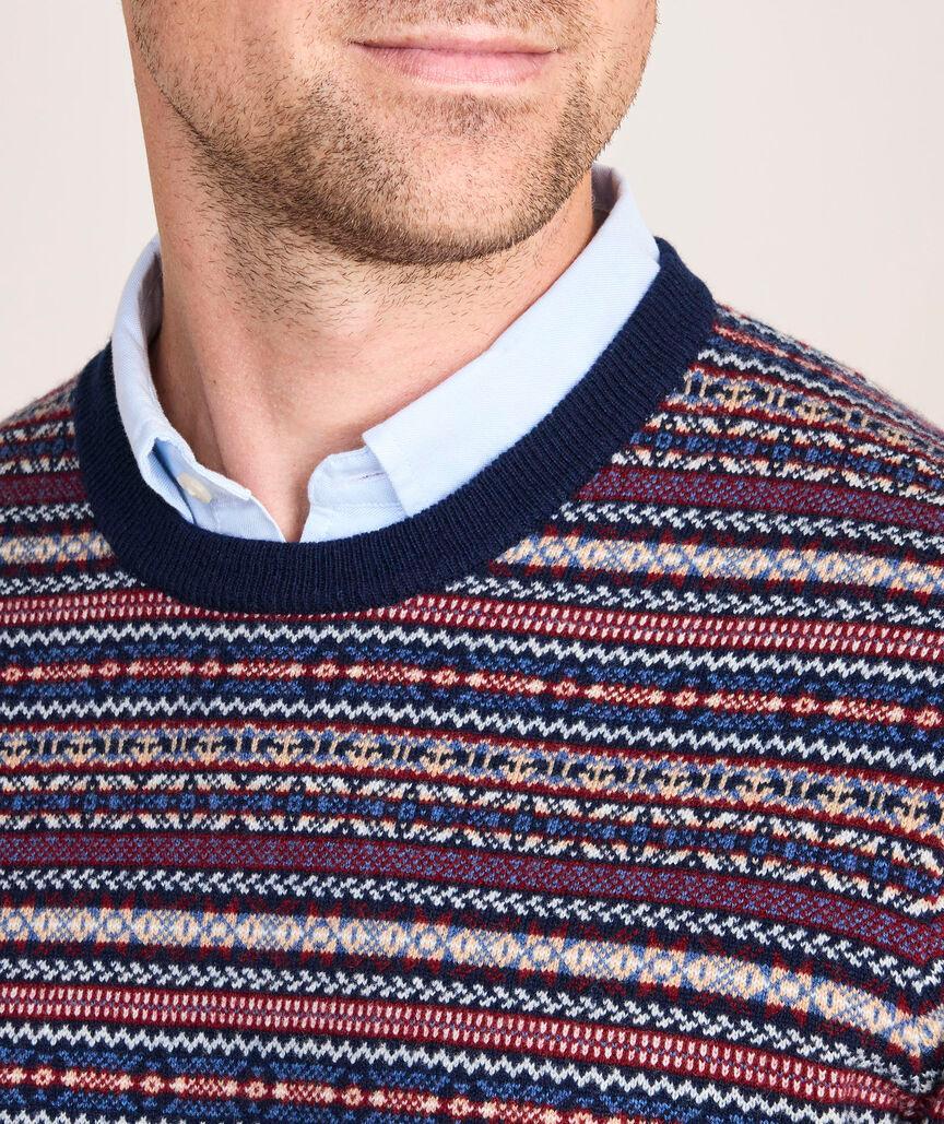 Wool Fair Isle Crewneck Sweater Product Image