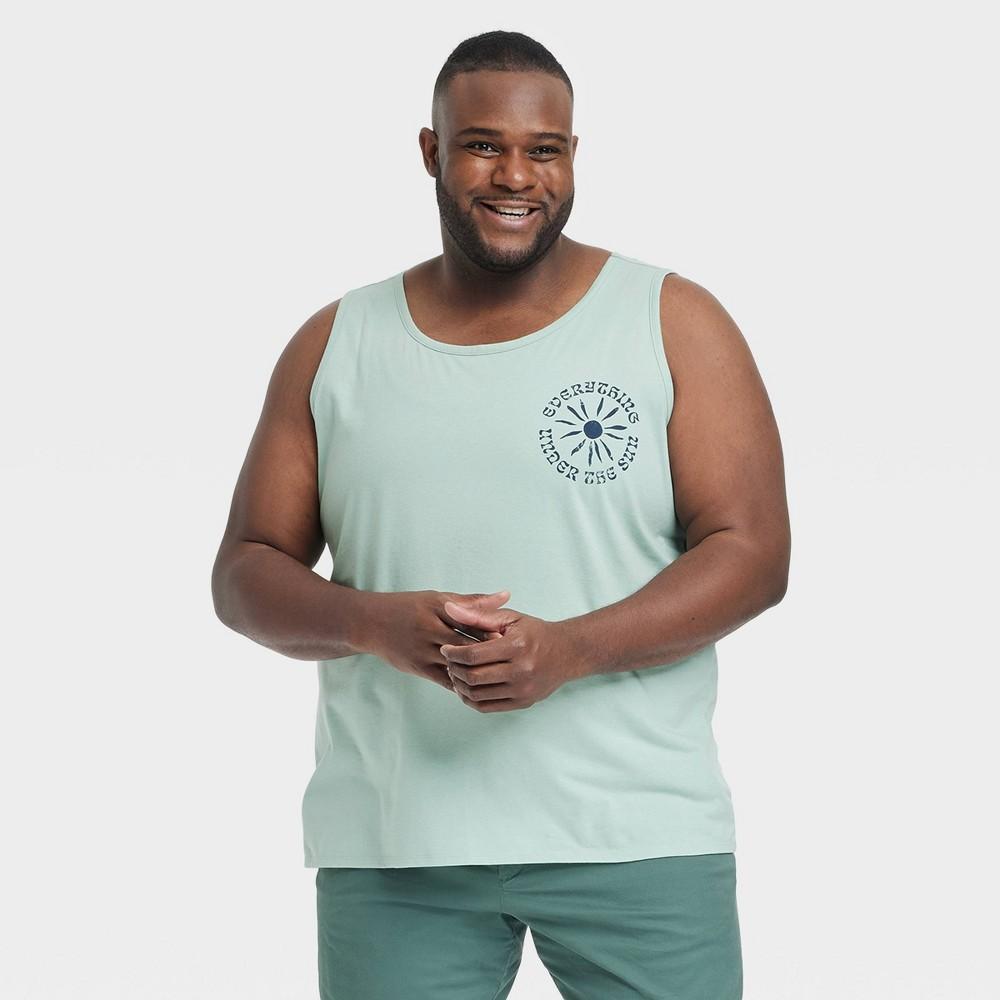 Mens Big & Tall Regular Fit Tank Top - Goodfellow & Co Daydream 3XLT Product Image