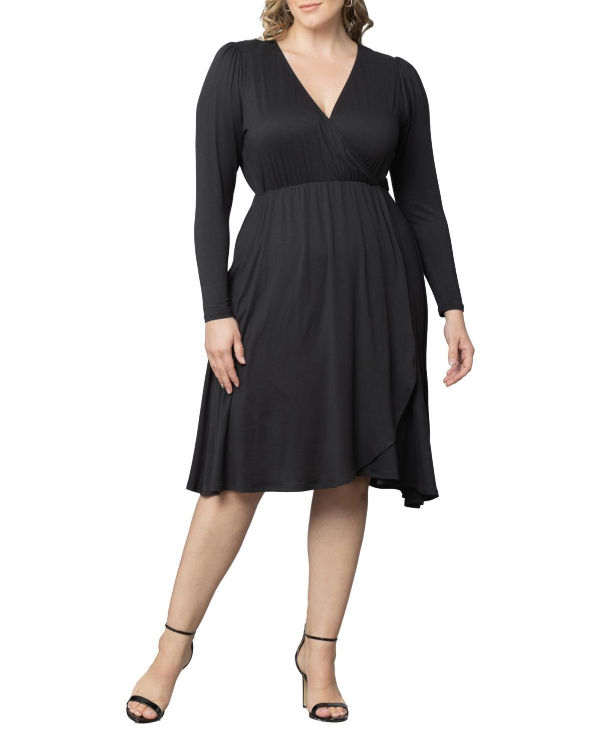 Women's Plus Size Aster Faux Wrap Dress Product Image