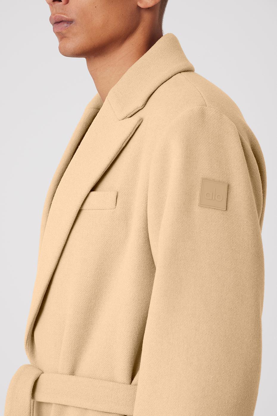 Wool Gameday Overcoat - Camel Product Image