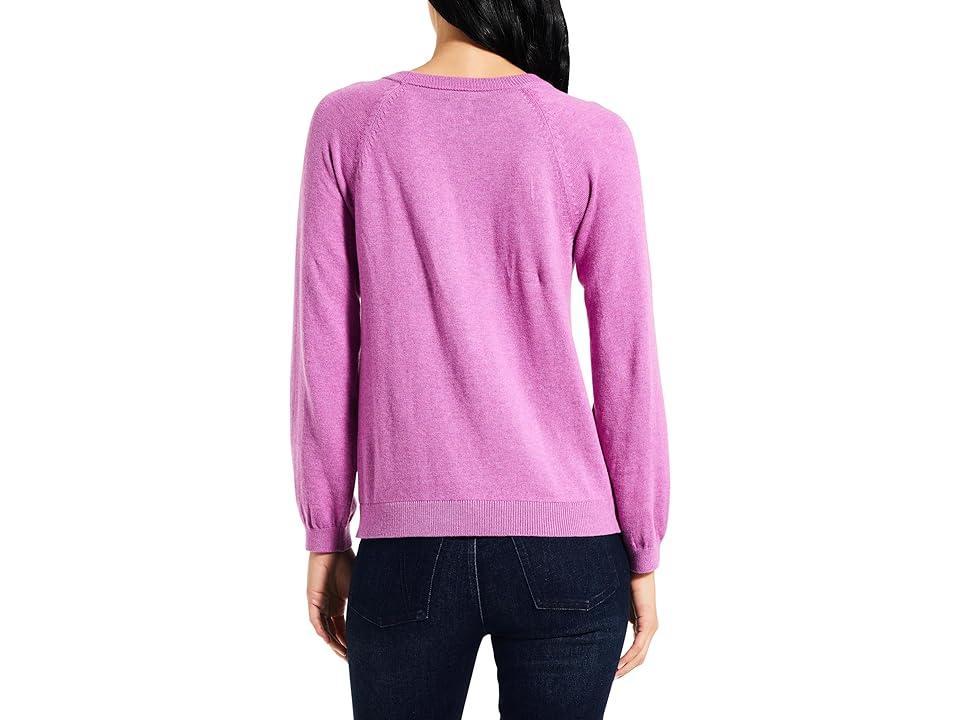 NIC+ZOE Here And There Sweater (Vivid Magenta) Women's Sweater Product Image