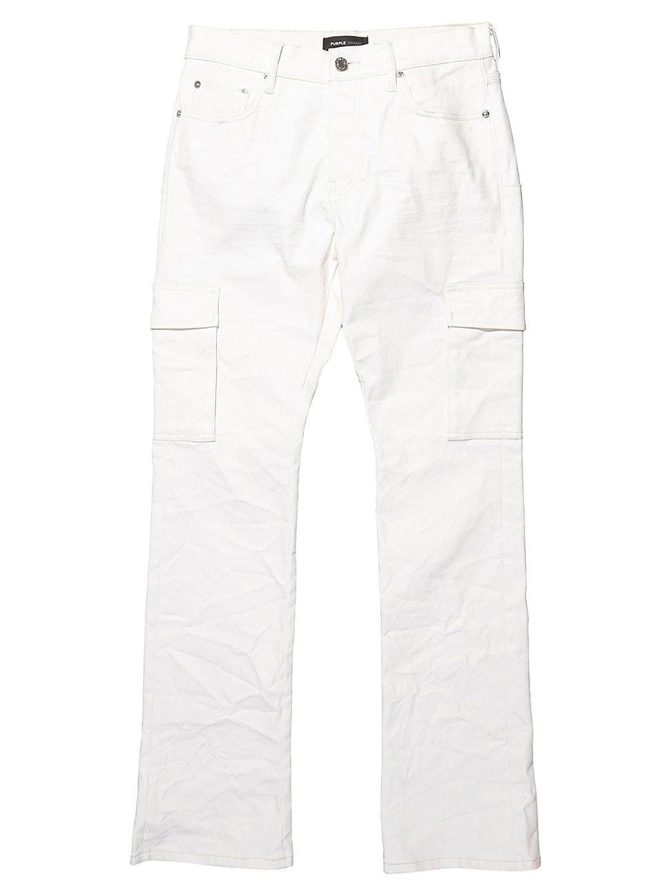 Mens Patent Film Cargo Pants Product Image