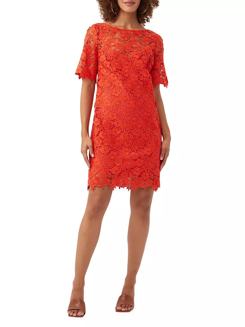 Sun Floral Lace Minidress Product Image