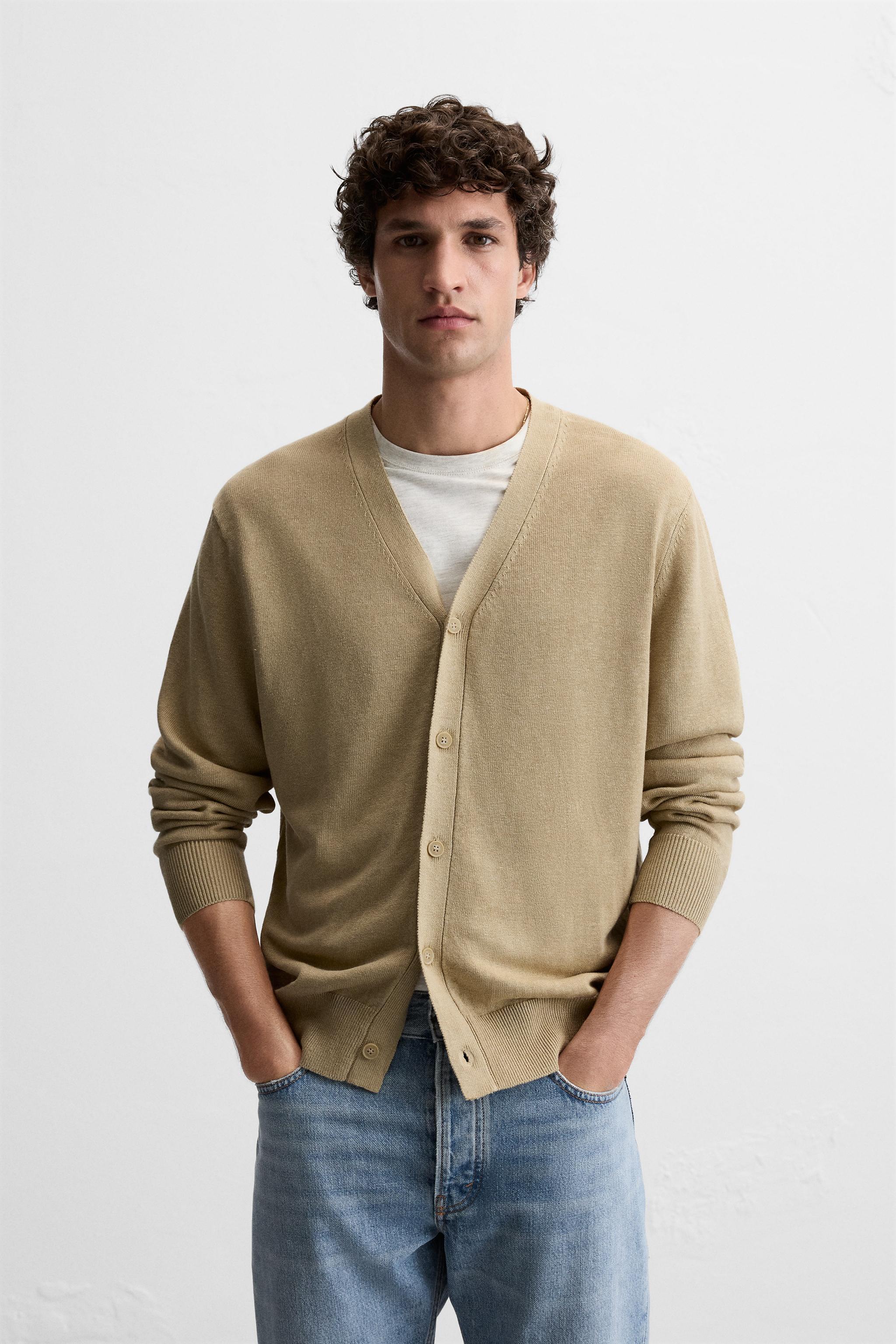 LINEN - VISCOSE CARDIGAN Product Image