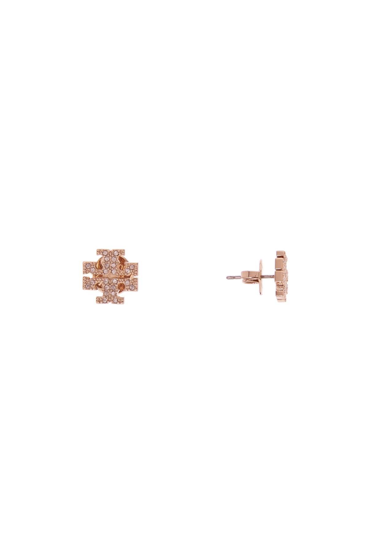 TORY BURCH Kira Earrings With Pavã© In Gold Product Image