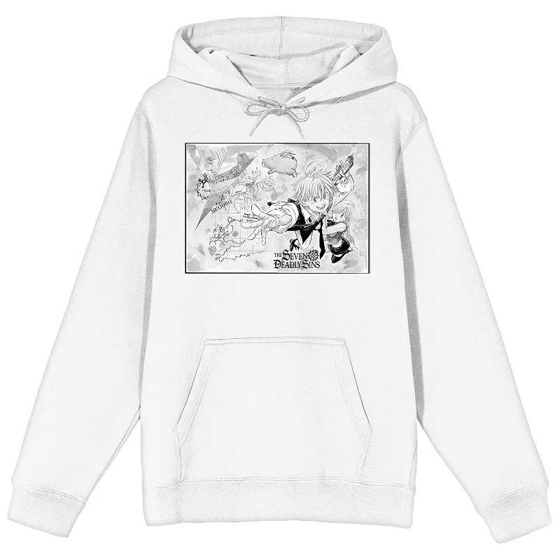 Mens Seven Deadly Sins Manga Graphic Hoodie Product Image