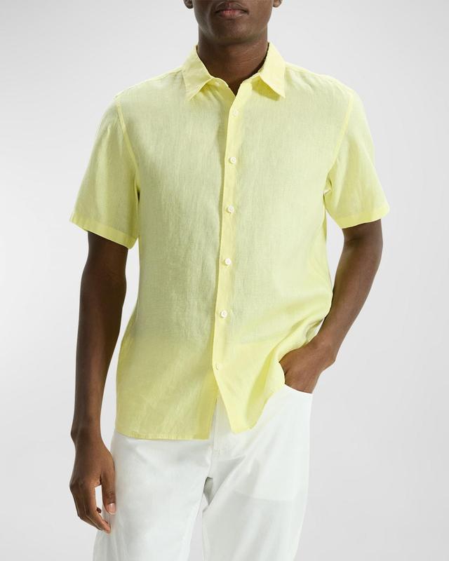 Mens Irving Linen Short-Sleeve Shirt Product Image