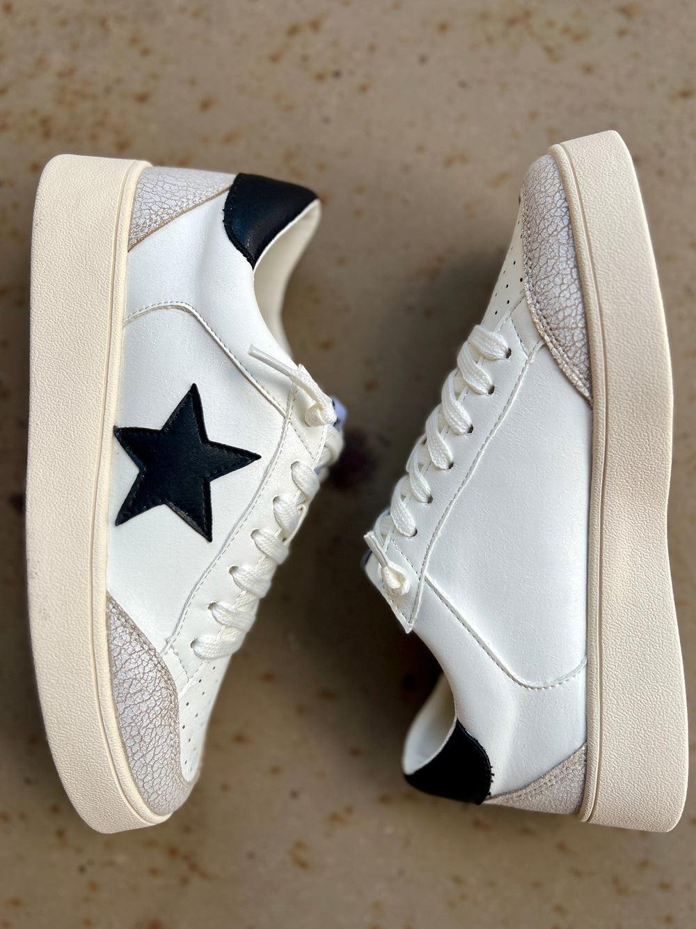 Juniper's White Star Sneakers Product Image